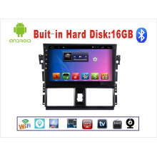 Android System Car DVD GPS for Toyota Vios 10.1 Inch Touch Screen with Bluetooth/WiFi/TV/USB